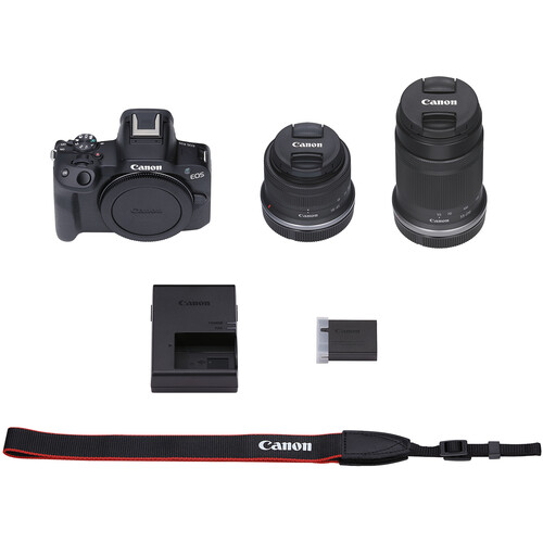 CANON R50 KIT RF-S 18-45MM Y 55-210MM