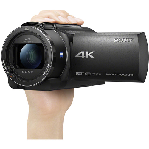 Handycam 4K AX43A con sensor CMOS Exmor R